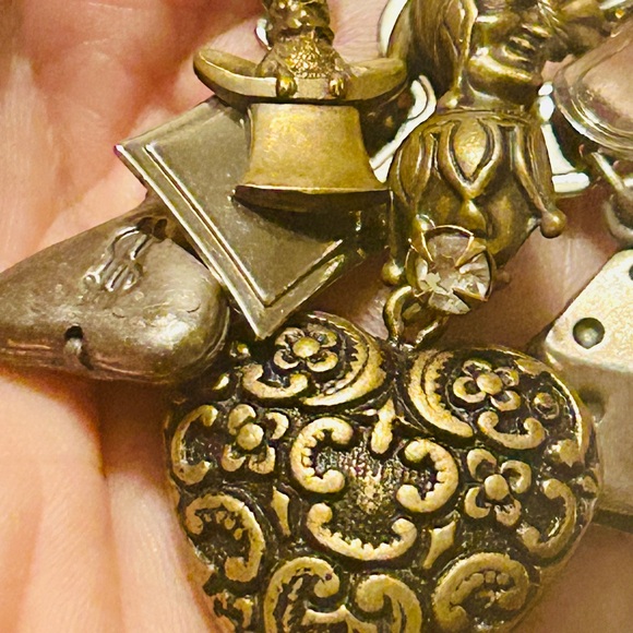 Mary Demarco Whimsical Good luck Brooch Cards Heart Dice - Picture 5 of 9